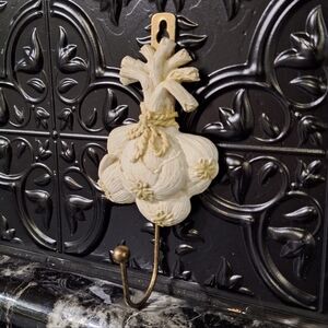 🖤 Free W Bundle Garlic Clove Kitchen Wall Hook, Towel Hook, Garlic Bulb